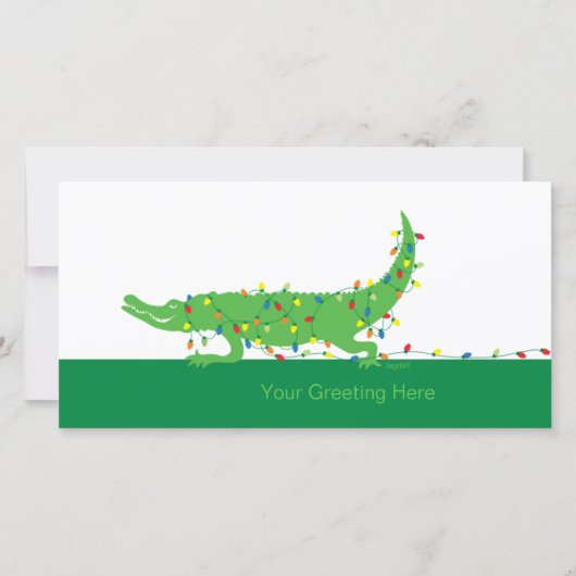 Whimsical Holiday Letter Card シーズンカード (正面)