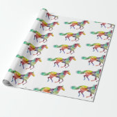 Whimsical Horse Wrapping Paper ラッピングペーパー (アンロールド)