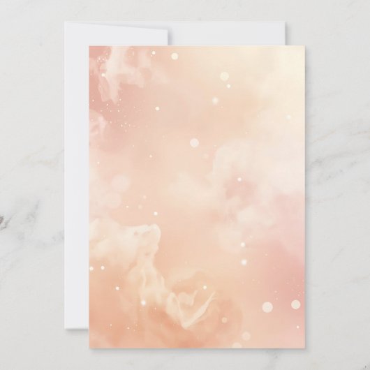 Whimsical Hot Air Balloon Baby Shower Invitation | 招待状 (裏面)