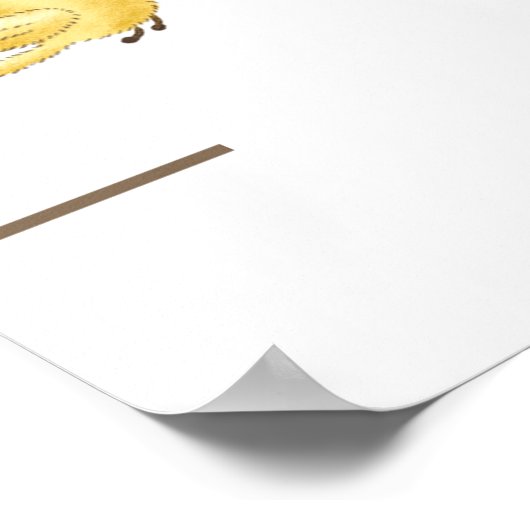 Whimsical Hot Air Balloon Growth Chart ポスター (角)