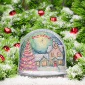 Whimsical House and Christmas Tree Snow Scene (クリスマス)