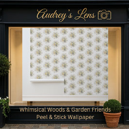 Whimsical Hummingbird & Spring Floral Nursery 壁紙