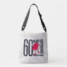 Whimsical Ignorance Is Banned Educational  クロスボディバッグ