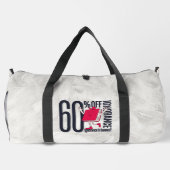 Whimsical Ignorance Is Banned Educational  ダッフルバッグ (裏面)