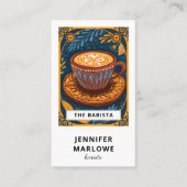 Whimsical IIlustrated Barista 名刺 (正面)