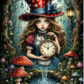 whimsical imaginary world of a cat - Wonderland - ラッピングペーパーシート