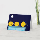 Whimsical Jack-o'-Lanterns: Blank Halloween カード (正面)