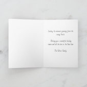 Whimsical Julenisse,Nordic Moose & Fox Winter  シーズンカード (内部)