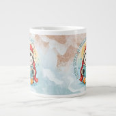 Whimsical Jumbo Penguin Storytelling Coffee Tea Mu ジャンボコーヒーマグカップ (正面)