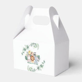Whimsical Jungle Safari Animal Birthday フェイバーボックス
