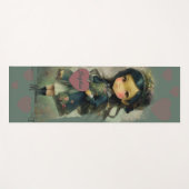 Whimsical Kawaii Fairy Tale Girl ヨガマット (正面(横))