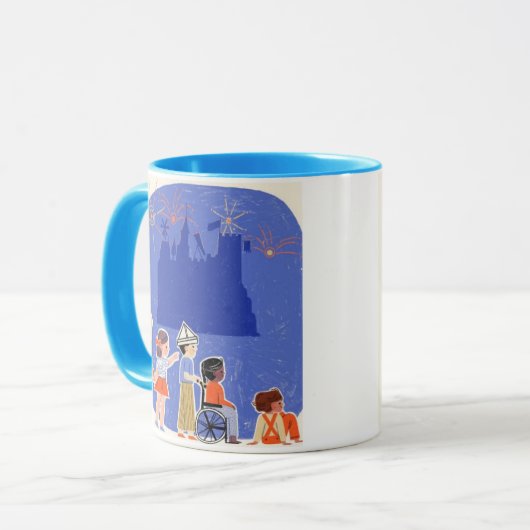 Whimsical Kids Adventure Mug マグカップ (正面左)
