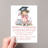 Whimsical Kindergarten Graduation Celebration  アクリル招待状 (インサイチュ (ポータブル))