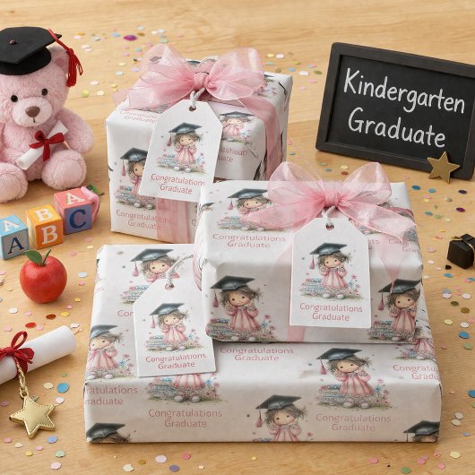 Whimsical Kindergarten Graduation Celebration  ギフトタグ