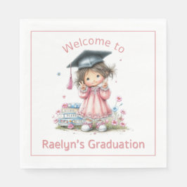 Whimsical Kindergarten Graduation Celebration  スタンダードランチョンナプキン