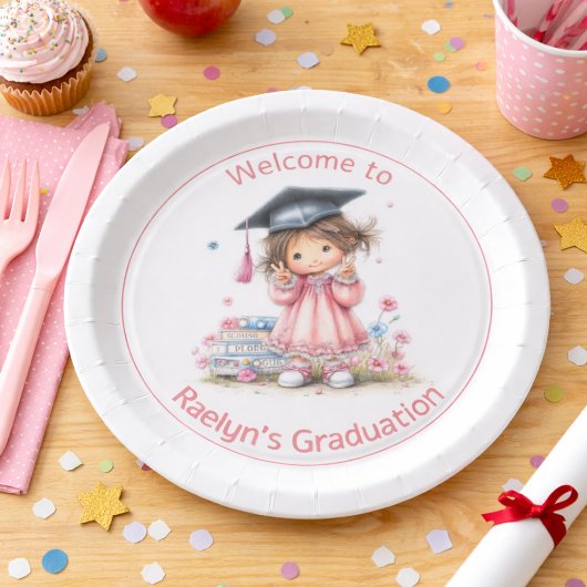 Whimsical Kindergarten Graduation Celebration  ペーパープレート