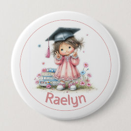 Whimsical Kindergarten Graduation Celebration  缶バッジ
