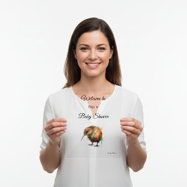 Whimsical Kiwi Bird Baby Shower | Sweet Pipi アクリルサイン