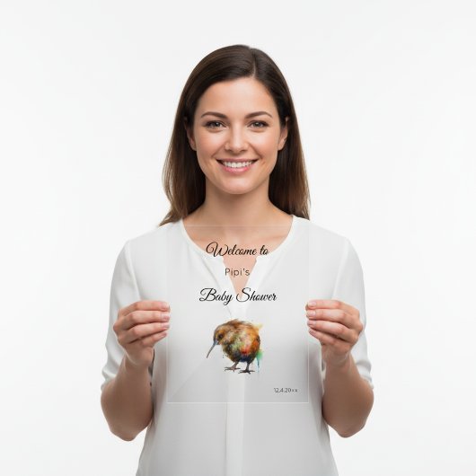 Whimsical Kiwi Bird Baby Shower | Sweet Pipi アクリルサイン