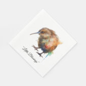 Whimsical Kiwi Bird Baby Shower | Sweet Pipi スタンダードランチョンナプキン (角)