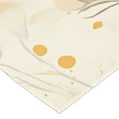 Whimsical Lavender & Yellow Floral Pattern テーブルクロス (アングル)