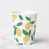  whimsical Lemon Print  紙コップ (左)