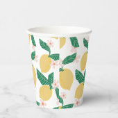  whimsical Lemon Print  紙コップ (右)