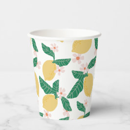  whimsical Lemon Print  紙コップ