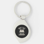 Whimsical Library Keychain Book Lover Gift キーホルダー (正面)