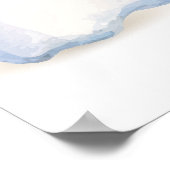 Whimsical Little Boo Balloon Baby Shower Welcome ポスター (角)