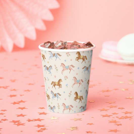 Whimsical Little Horse Party Paper Cup 紙コップ (インサイチュ)