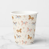 Whimsical Little Horse Party Paper Cup 紙コップ (正面)