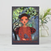Whimsical Lucky Ladybug Get Well Card シーズンカード (スタンド正面)
