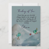 Whimsical Lucky Ladybug Get Well Card シーズンカード (裏面)