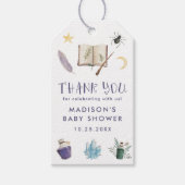 Whimsical Magic Potions Halloween Baby Shower ギフトタグ (正面)