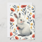 Whimsical Meadow Personalized Easter Brunch 招待状 (裏面)