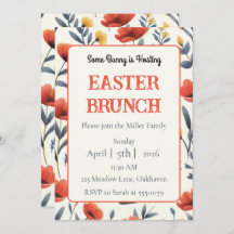 Whimsical Meadow Personalized Easter Brunch