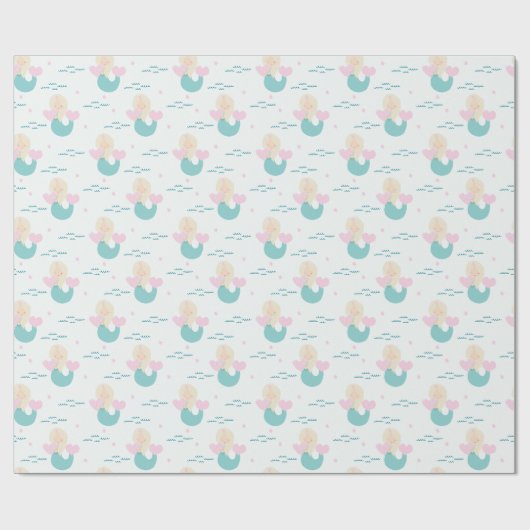 Whimsical Mermaid Wrapping Paper ラッピングペーパー (フラット)