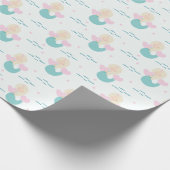 Whimsical Mermaid Wrapping Paper ラッピングペーパー (角)