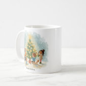 Whimsical Merry Christmas Mug – Kind_Ones Cozy  コーヒーマグカップ (正面左)