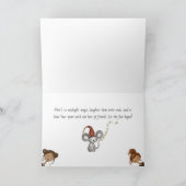 Whimsical Midnight Magic New Year Greeting Card シーズンカード (内部)