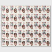 Whimsical Modern Nostalgia Christmas 2 Photo ラッピングペーパー (フラット)