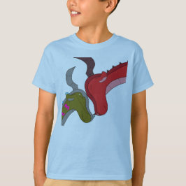 Whimsical Mommy and Baby Dragon Tshirt Tシャツ