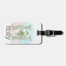 Whimsical Monogram Letter H ラゲッジタグ