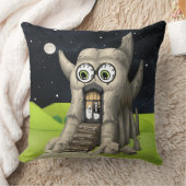 Whimsical Monster House Fantasy Decorative クッション (ブランケット)