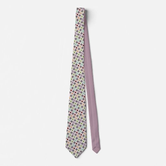 Whimsical Monsters Fun Custom Necktie Tie ネクタイ (正面)