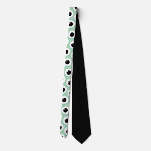Whimsical Monsters Fun Custom Necktie Tie ネクタイ (裏面)