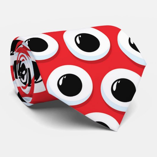 Whimsical Monsters Fun Custom Necktie Tie ネクタイ (ロール)