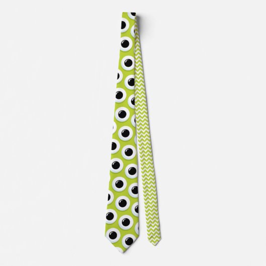 Whimsical Monsters Fun Custom Necktie Tie ネクタイ (正面)