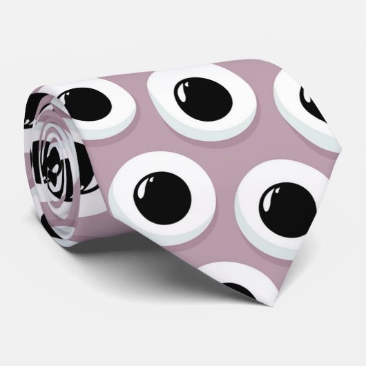 Whimsical Monsters Fun Custom Necktie Tie ネクタイ (ロール)